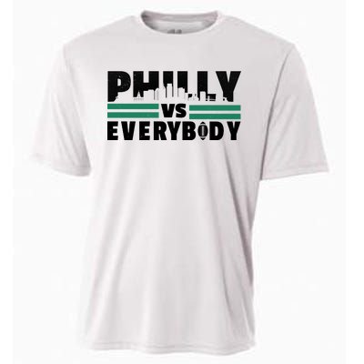 Philly Vs Everybody City Logo Cooling Performance Crew T-Shirt