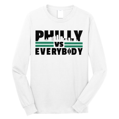 Philly Vs Everybody City Logo Long Sleeve Shirt