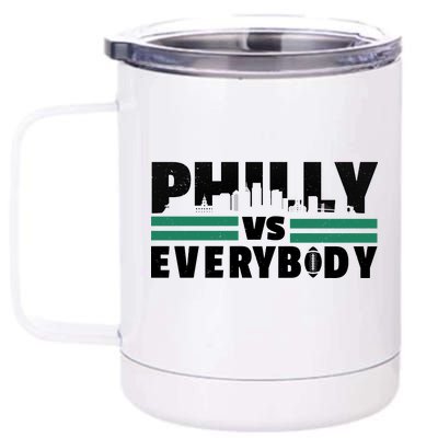 Philly Vs Everybody City Logo 12 oz Stainless Steel Tumbler Cup