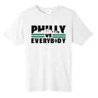 Philly Vs Everybody City Logo Tall Fusion ChromaSoft Performance T-Shirt