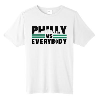 Philly Vs Everybody City Logo Tall Fusion ChromaSoft Performance T-Shirt