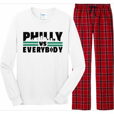 Philly Vs Everybody City Logo Long Sleeve Pajama Set