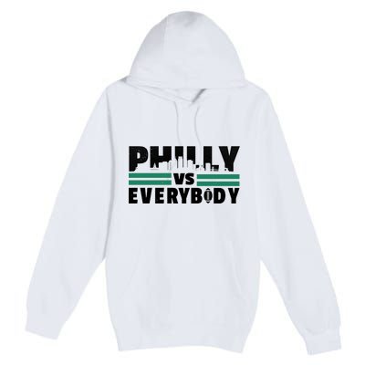 Philly Vs Everybody City Logo Premium Pullover Hoodie