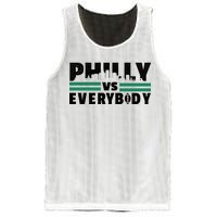 Philly Vs Everybody City Logo Mesh Reversible Basketball Jersey Tank