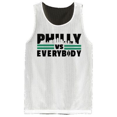 Philly Vs Everybody City Logo Mesh Reversible Basketball Jersey Tank