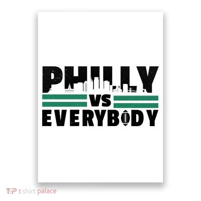 Philly Vs Everybody City Logo Poster