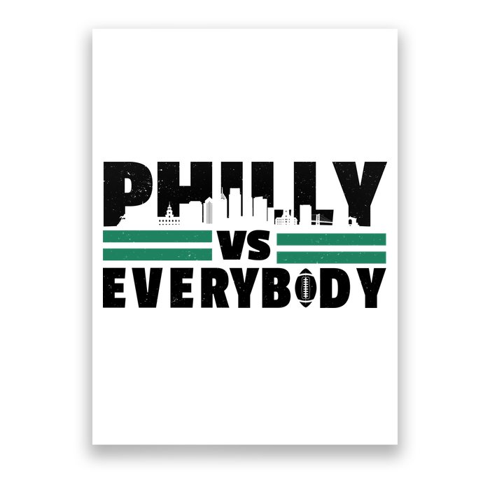 Philly Vs Everybody City Logo Poster