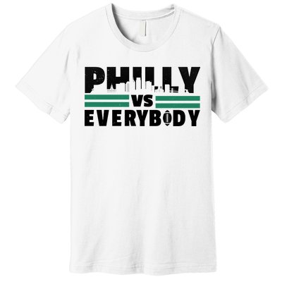 Philly Vs Everybody City Logo Premium T-Shirt