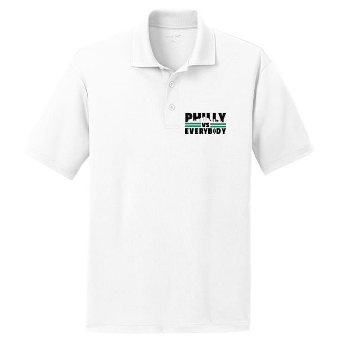 Philly Vs Everybody City Logo PosiCharge RacerMesh Polo