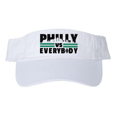 Philly Vs Everybody City Logo Valucap Bio-Washed Visor