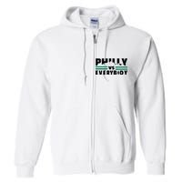 Philly Vs Everybody City Logo Full Zip Hoodie