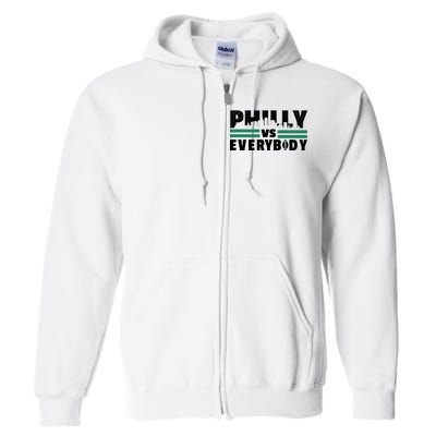 Philly Vs Everybody City Logo Full Zip Hoodie