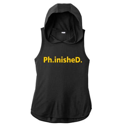 Phinished PHD Ladies PosiCharge Tri-Blend Wicking Draft Hoodie Tank