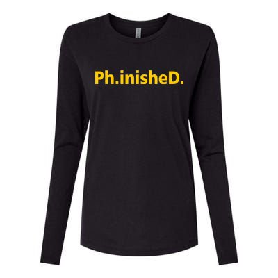 Phinished PHD Womens Cotton Relaxed Long Sleeve T-Shirt