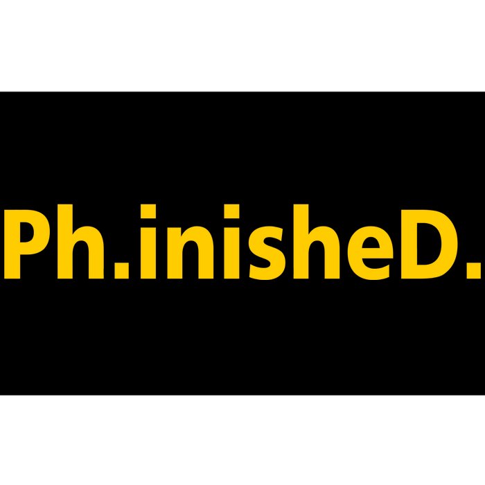 Phinished PHD Bumper Sticker