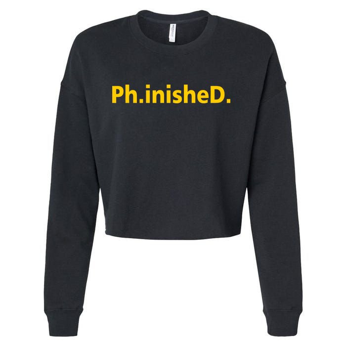 Phinished PHD Cropped Pullover Crew