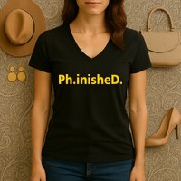 Phinished PHD Women's V-Neck T-Shirt