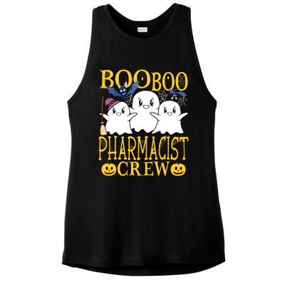 Pharmacist Halloween Job Design Halloween Crew Pharmacist Ladies PosiCharge Tri-Blend Wicking Tank