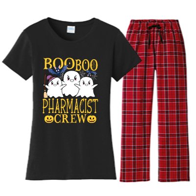 Pharmacist Halloween Job Design Halloween Crew Pharmacist Women's Flannel Pajama Set