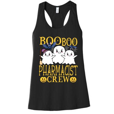 Pharmacist Halloween Job Design Halloween Crew Pharmacist Women's Racerback Tank