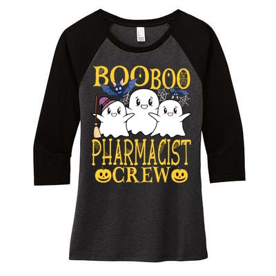 Pharmacist Halloween Job Design Halloween Crew Pharmacist Women's Tri-Blend 3/4-Sleeve Raglan Shirt