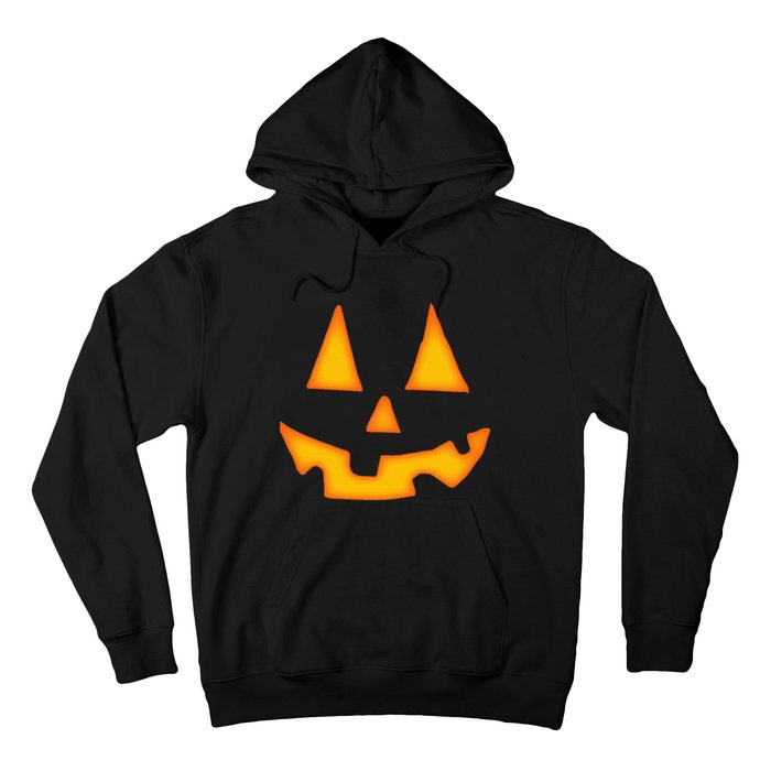 Pumpkin Halloween Jack O Lantern Face Hoodie