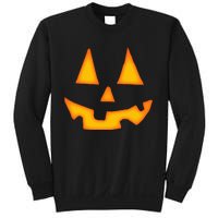 Pumpkin Halloween Jack O Lantern Face Sweatshirt