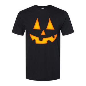 Pumpkin Halloween Jack O Lantern Face Softstyle CVC T-Shirt