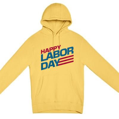 Parade Happy Labor Day Premium Pullover Hoodie