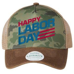 Parade Happy Labor Day Legacy Tie Dye Trucker Hat