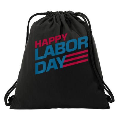 Parade Happy Labor Day Drawstring Bag