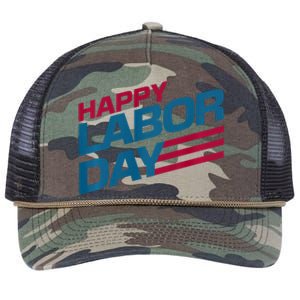 Parade Happy Labor Day Retro Rope Trucker Hat Cap