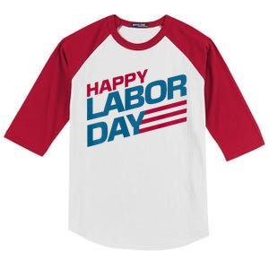 Parade Happy Labor Day Kids Colorblock Raglan Jersey