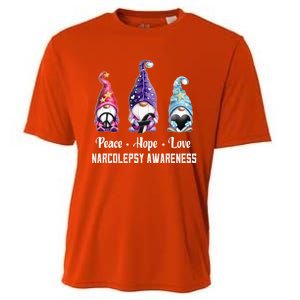 Peace Hope Love Gnomes Narcolepsy Awareness Gift Cooling Performance Crew T-Shirt