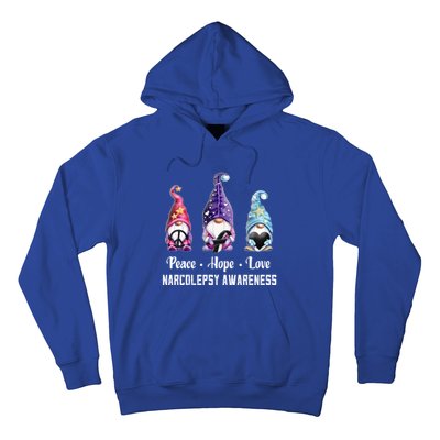 Peace Hope Love Gnomes Narcolepsy Awareness Gift Hoodie