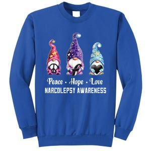 Peace Hope Love Gnomes Narcolepsy Awareness Gift Sweatshirt