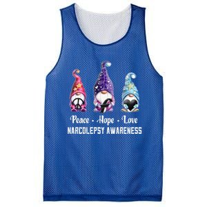 Peace Hope Love Gnomes Narcolepsy Awareness Gift Mesh Reversible Basketball Jersey Tank