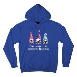 Peace Hope Love Gnomes Narcolepsy Awareness Gift Tall Hoodie