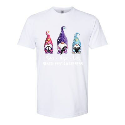 Peace Hope Love Gnomes Narcolepsy Awareness Gift Softstyle® CVC T-Shirt