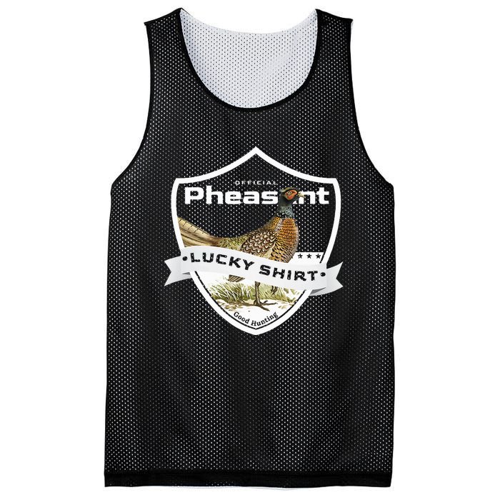 Pheasant Hunter Lucky For Pheasant Hunting Mesh Reversible Basketball Jersey Tank