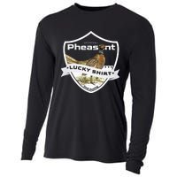 Pheasant Hunter Lucky For Pheasant Hunting Cooling Performance Long Sleeve Crew