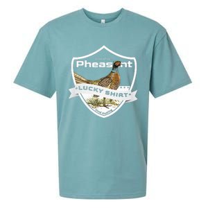 Pheasant Hunter Lucky For Pheasant Hunting Sueded Cloud Jersey T-Shirt