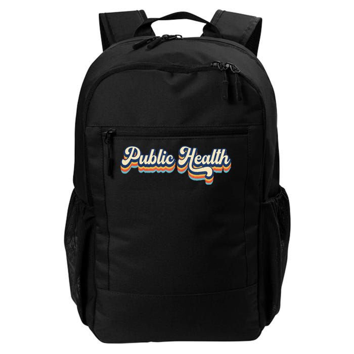 Public Health Life Appreciation Healthcare Worker Vintage Daily Commute Backpack