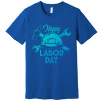 Proud Happy Labor Day Workers Union Strong Usa Flag Great Gift Premium T-Shirt