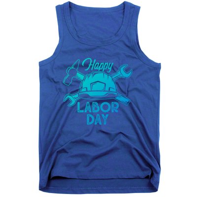 Proud Happy Labor Day Workers Union Strong Usa Flag Great Gift Tank Top