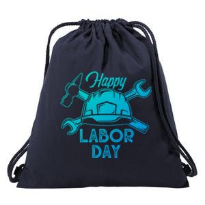 Proud Happy Labor Day Workers Union Strong Usa Flag Great Gift Drawstring Bag