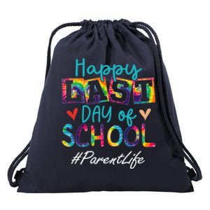 Parent Happy Last Day Of School Funny Graduation Meaningful Gift Drawstring Bag