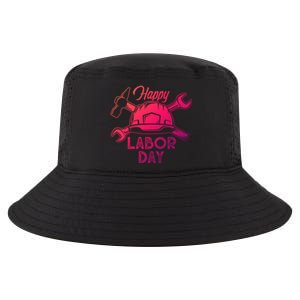 Proud Happy Labor Day Workers Union Strong Usa Flag Great Gift Cool Comfort Performance Bucket Hat