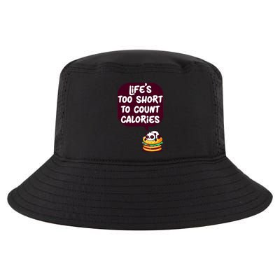 Panda Hamburger Lifes Too Short To Count Calories Cool Comfort Performance Bucket Hat