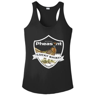 Pheasant Hunter Lucky Charm As Pheasant Hunting Vest Ladies PosiCharge Competitor Racerback Tank